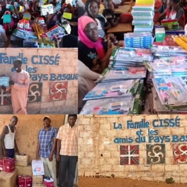 Dons pour l'école primaire de Cheikhou au Senegal (Sud-Est de Dakar)