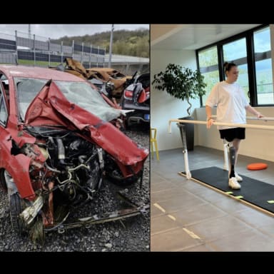 Aide à financer une prothèse suite à un accident de voiture