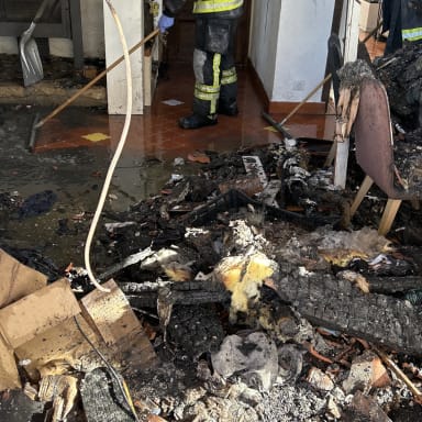Incendie maison