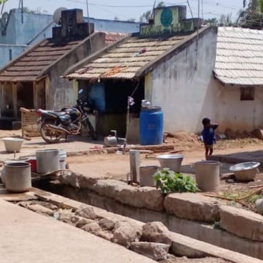 Puit + purification d'eau en Inde village  (vrithachallem tamilnadu)