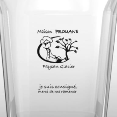 Des pots en verre réutilisables pour vos sorbets fermiers !