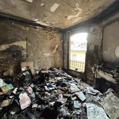 Soutien pour Kiara et sa famille après l’incendie de son appartement à Balard.