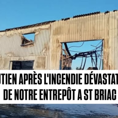 Soutien suite à l'incendie du 2 juillet