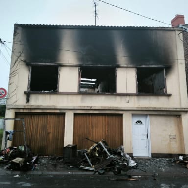 Incendie de maison ,une vie brûlée …