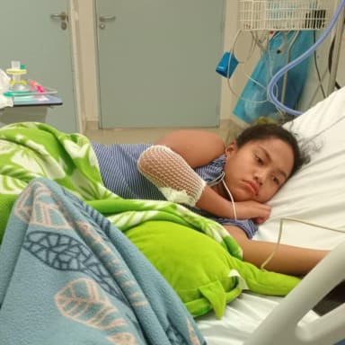 TOUS UNIS POUR KEYLEA, NOTRE PETITE COMBATTANTE DU FENUA