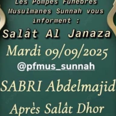 Décès Majid Sabri