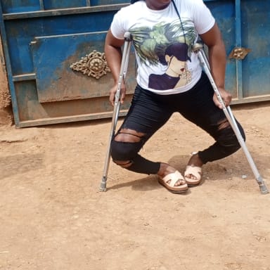 Je soutiens Prisca pour son opération osteomie tibial