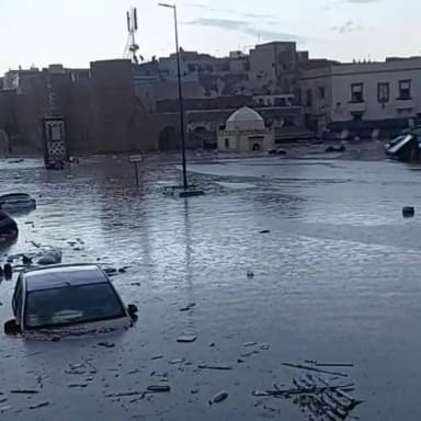 Suite aux inondations à SAFI