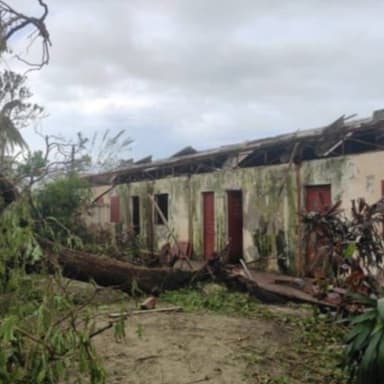 Reconstruction du service de Neuro-psychiatrie Analankininina après cyclone