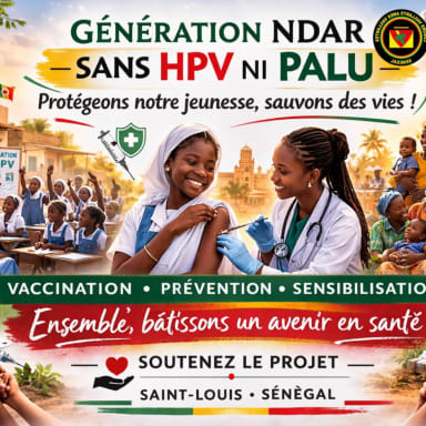 Soutenons le projet "Génération Ndar sans HPV ni Palu"
