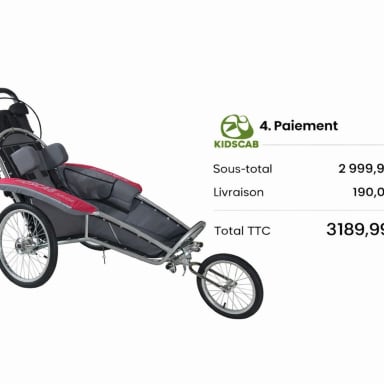 Une poussette" tout terrain " pour Nono