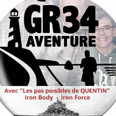 GR34 Claude sur le Sentier des douaniers bretons / LES PAS POSSIBLES DE QUENTIN