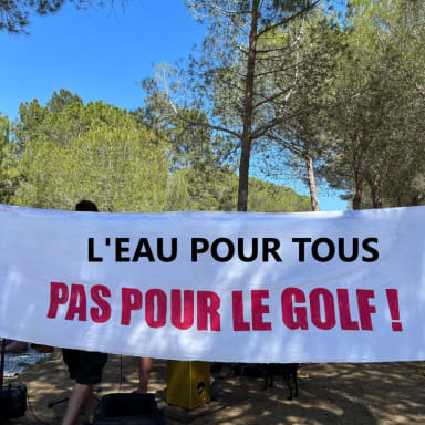 cagnotte de soutien à EnCommun66 contre le golf de Villeneuve de la Raho
