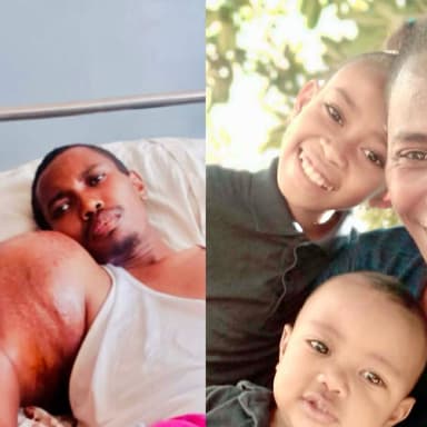 Lutte contre un cancer; une chance de survie pour un mari, un père et un ami.
