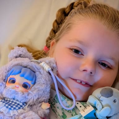 Pour aider maman et papa dans l'hospitalisation de leur guerrière Abby.