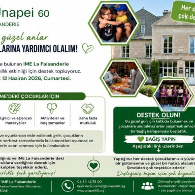 Soutien aux enfants de l’IME La Faisanderie/ IME La Faisanderie çocuklara destek