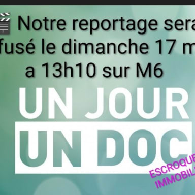 VICTIMES ESCROQUERIE IMMOBILIÈRE