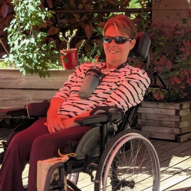 Venez en aide à Christine, atteinte de la SLA (maladie de Charcot)