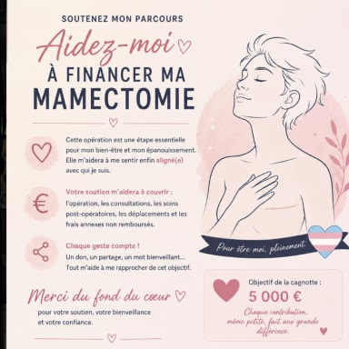Aidez-moi à financer ma mammectomie