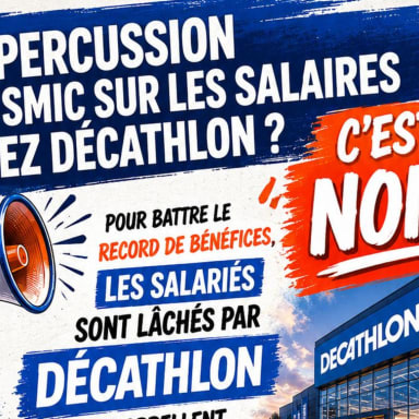 Caisse de grève Decathlon