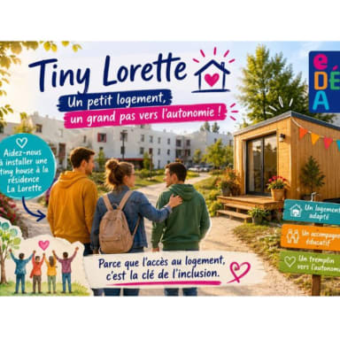 Tiny Lorette : tiny house pour jeune en situation de handicap, vers autonomie