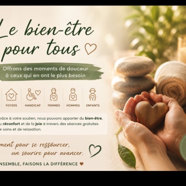 Offrir du bien-être à ceux qui en ont besoin