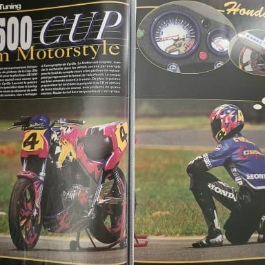 Créer un espace hommage à mon père, pilote moto passionné