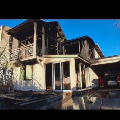 Solidarité après l'incendie de notre maison