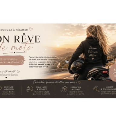 Réalisez le rêve d’une jeune fan de moto