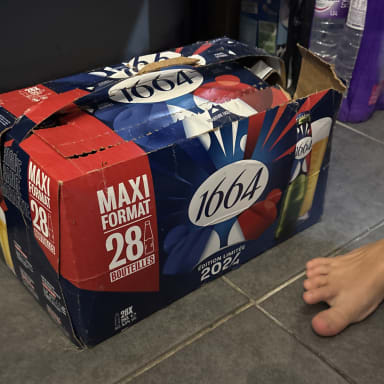 Rembourser le pack de bière de Simon et Virginie