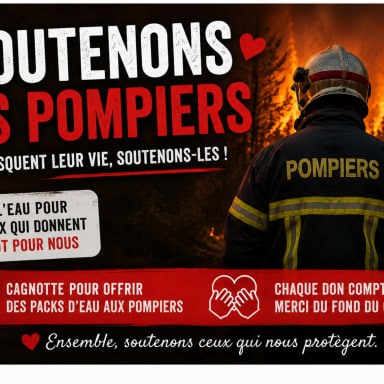 De l’eau pour les pompiers mobilisés contre les incendies