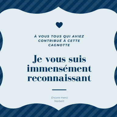 Soutenez Norbert dans l’achat de son fauteuil roulant