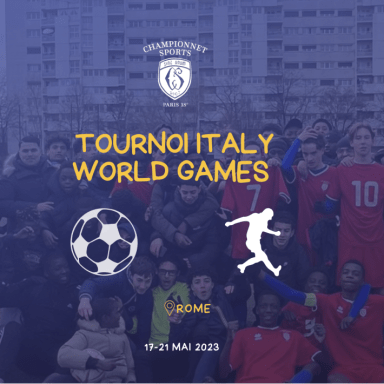 CHAMPIONNET SPORTS x ITALY WORLD GAMES