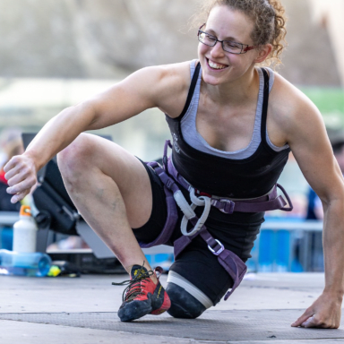 Lucie Jarrige - Championnat du monde para escalade Berne 2023.
