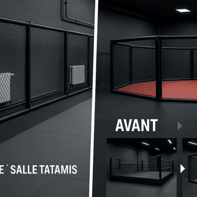 Une cage mma à Amnéville