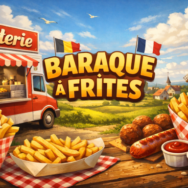 Le Food truck La Chti't frite d'Alex en Isère a saint Marcellin