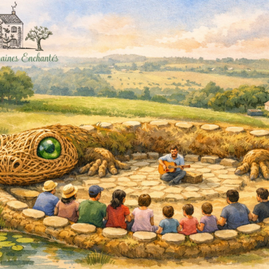Soutenez la création d’un théâtre de verdure en forme de salamandre  géante