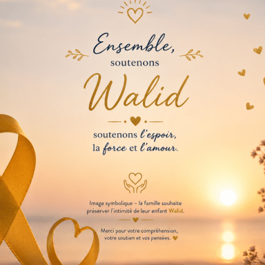 Pour accompagner Walid jusqu’à son dernier voyage