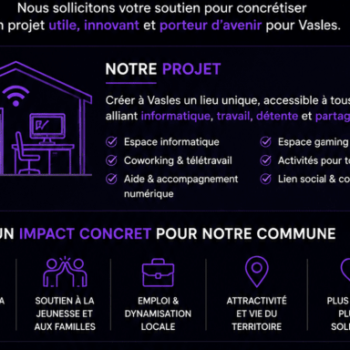Soutien au lancement de notre activité