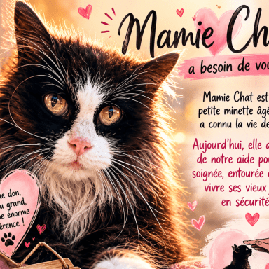 Ensemble sauvons Mamie chat