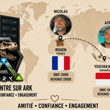 Azep, un joueur Ark à 12000 km.