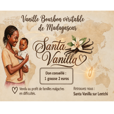 " SANTA VANILLA" : La vanille de Madagascar qui fait du bien ❤️ »