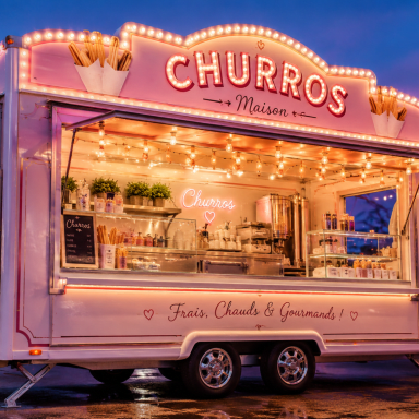 Nouvelle remorque de churros