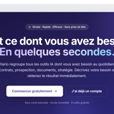 Klario-Pro Projet