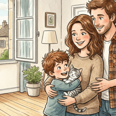 Nouveau départ pour notre famille et notre compagnon de vie