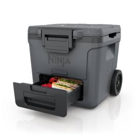 Ninja FrostVault™ 30qt Wheeled Cooler with Dry Zone (Charcoal Gray)