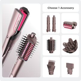 Build Your Own Shark® FlexFusion™ Air Styler Straightener + Brush Set (Blush)
