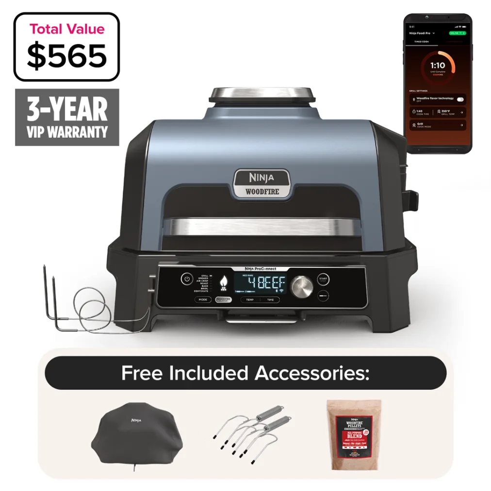 Ninja Woodfire Pro Connect XL Outdoor Grill & Smoker