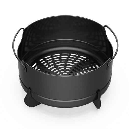 Air Fryer Basket for Mesh Steamer Basket for Ninja Foodi 6.5, 8Qt,Air Fryer Basket,Air Fryer Crisping Basket with Handle, Silver