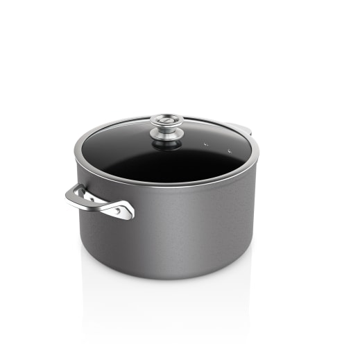 Ninja Foodi NeverStick Premium Hard-Anodized 8-Quart Stock Pot with Glass  Lid - Macy's